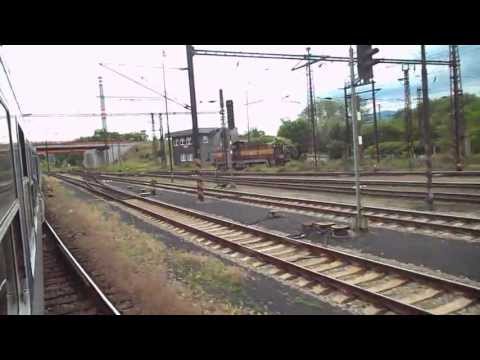 Rozjezd vlaku Os 7058 (ČD 362.127, zpoždění 15 min) - Třebušice, 22. 6. 2013