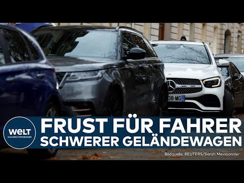 KAMPFANSAGE AN SUV: 18 Euro pro Stunde - Paris verdreifacht die Parkgebühren Stadtgeländewagen