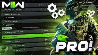 LES MEILLEURS PARAMÈTRES de "PRO" sur MODERN WARFARE 2 ! (TUTO & SECRET pour PS4 & PS5 MW2 SETTINGS)
