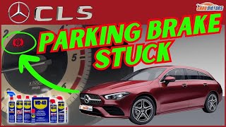 Mercedes Parking Brake Pedal Stuck | Foot Parking Brake Stuck | a Little Tip to Fix it | Full Guide