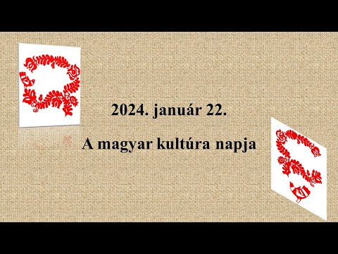 A MAGYAR KULTÚRA NAPJA 2024.01.22. - Vári Emil Általános Iskola, Kisvárda