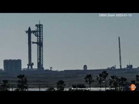 Daily Time Lapse 2023-01-13 SpaceX Starship Progress StarBase TX