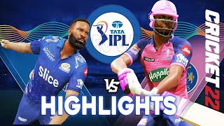 MI vs RR | Mumbai Indians vs Rajasthan Royals Match Highlights IPL 15 Cricket 22