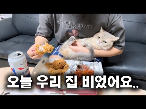 오늘 우리 집 비었어.. 놀러올래?