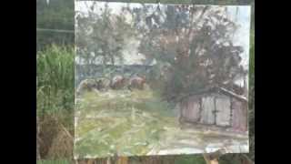 preview picture of video 'Barns - Plein Air Demonstration'