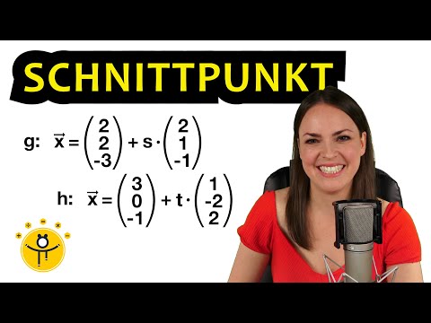 Schnittpunkt Geraden im Raum – Vektorrechnung