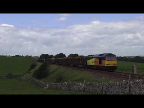 Colas 60026 approaching Kirkby Stephen working 6J37 - 15/06/17