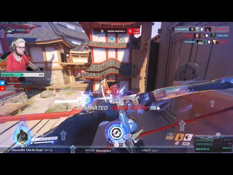 ARRGE DPS MAIN - HANZO! 33 ELIMS! [ OVERWATCH SEASON 23 TOP 500 ]