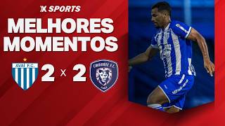 AVAÍ 2 X 2 CIANORTE - MELHORES MOMENTOS
