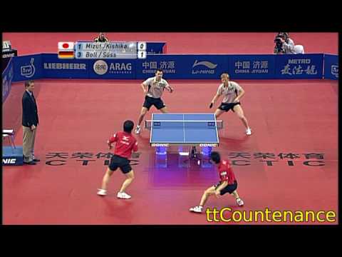 German Open: Timo Boll Christian Suss-Seyia Kishikawa Jun Mizutani