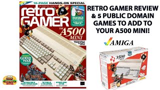 A500 Mini Retro Gamer Review (Preview) & 5 Public Domain Games to play on your Amiga A500 Mini!
