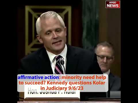 Kennedy To Judge On Affirmative Action: "What About You Personally, Not On The Bench?"