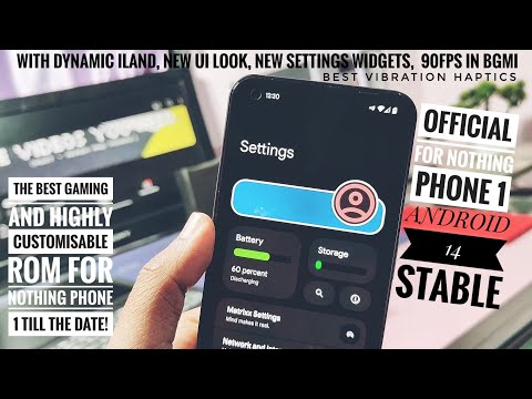 nothing phone 1 android 14 stable update by best gaming custom rom Matrix os: is it best custom rom!
