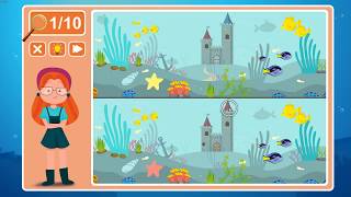 Viki Spotter: Undersea, Level 18 Walkthrough, 1080p/60FPS.