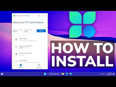 New Microsoft PC Manager App (How to Install)