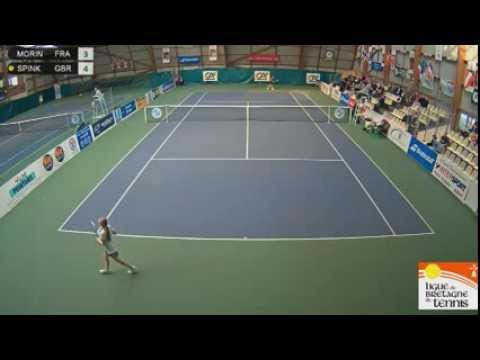 Victory of Custic Braut (ESP) over Sall (FRA) 6/4-6/3 Open Super 12 Tennis- Girls Single 1st Round