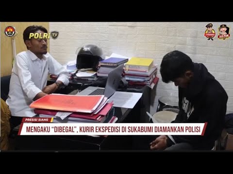 MENGAKU &ldquo;DIBEGAL&rdquo;, KURIR EKSPEDISI DI SUKABUMI DIAMANKAN POLISI