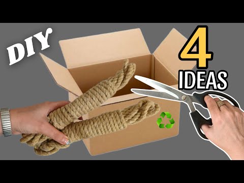 Transforming Cardboard ♻️ : 4 Super Genius Recycling Ideas I Make Many and Sell Them All!