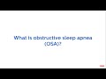 What is Obstructive Sleep Apnea (OSA)