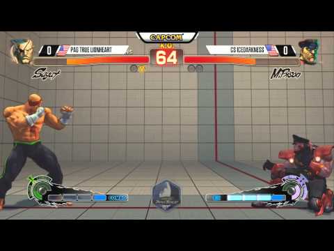 PAG True Lionheart (Sagat) vs CS IceDarkness (Bison) - CEO 2015 USF4 - 720p 60fps