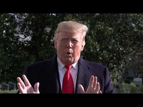 President Donald Trump says ex-lawyer Michael Cohen is a 'weak person' who is 'lying' to get a reduced sentence.' Trump made the comments shortly after Cohen pleaded guilty to lying to Congress about a Trump real estate deal in Russia. (Nov. 29)