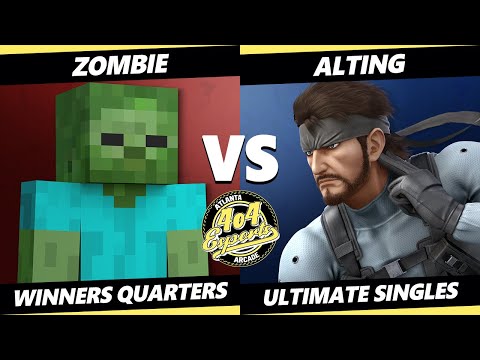 4o4 Smash Night 37 Winners Quarters - ZOMBIE (Steve) Vs. Alting (Snake) SSBU Ultimate Tournament