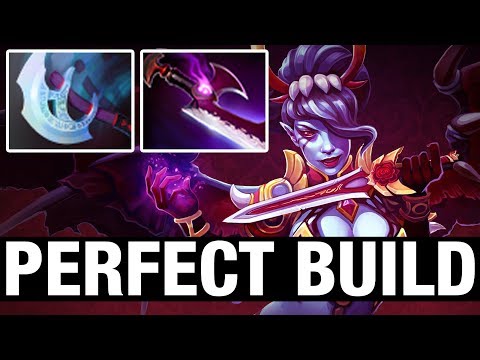 PERFECT BUILD - Draskyl Plays Queen of Pain WITH MANTA AND SILVER EDGE - Dota 2