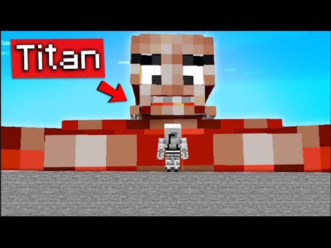 I tested the Attack on Titan mod in Minecraft…