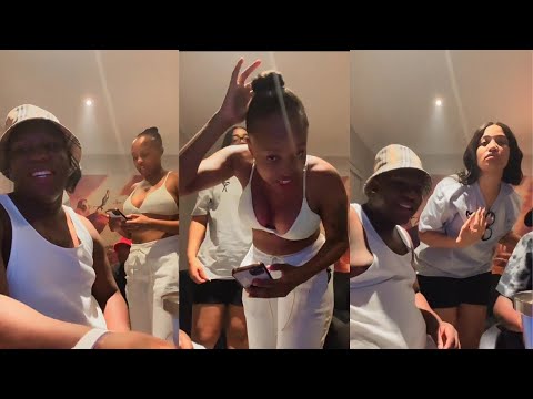 Busta 929 in studio with Bontle Smith, Nobantu Vilakazi and 20ty Soundz