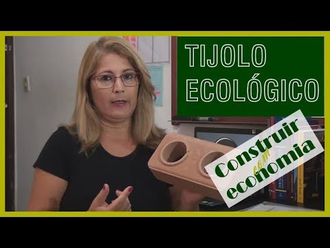 Tijolo Ecológico | 40% de Economia na construção