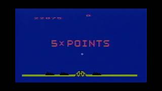 Missile Command - (Atari 400) - Gameplay - (Screen Captured!)