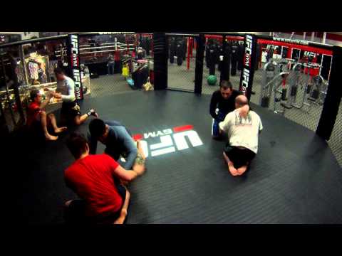 UFC Jiu Jitsu Practice Session Round 2 - Jan 26, 2013 01:11 PM