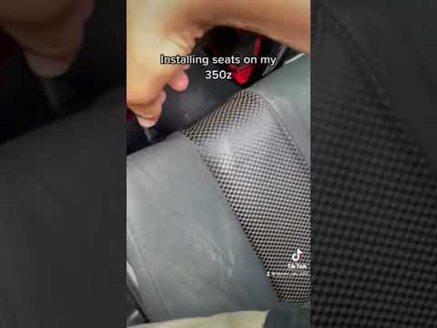 350z bucket seat install via NRG innovations #shorts