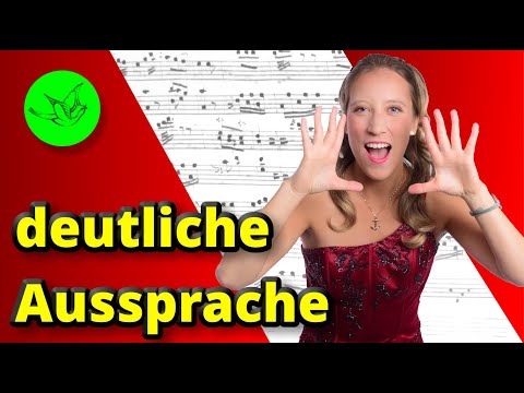 Magischer Tipp für eine deutliche Aussprache beim Singen