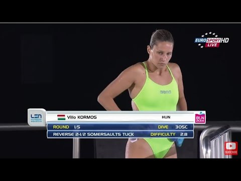 Berlin 2014 Women's 10m platform final - Women's Diving