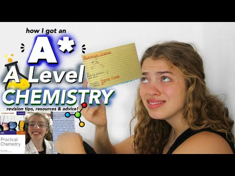 How I got an A* in A Level Chemistry. (many tears later...) || Revision Tips, Advice and Resources