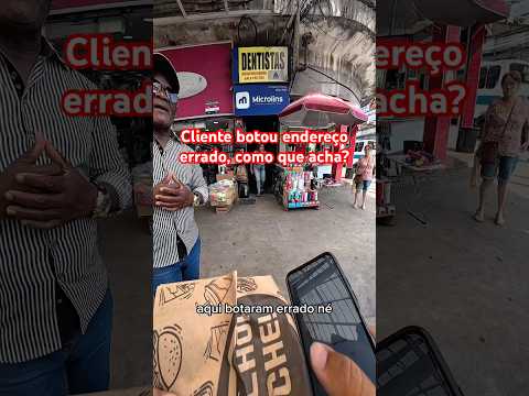 Cliente colocou endereço errado #entregadorifood #entregas #moto #motovlog #ifood