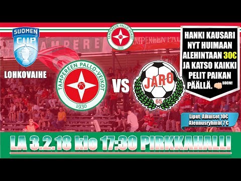 TPV - FF Jaro 3.2.2018 Suomen Cup maalikooste 2-6 (1-3)