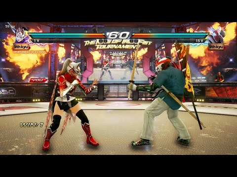 08_1 Kunimitsu Ryona vs Yoshimitsu - Tekken 7 4.20 ( Anakin x24 ) Gameplay PC Gtx 1070 Ti 8GB