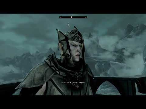 Skyrim Dawnguard Vampire Playthrough: Part 9 (Auriel's Bow)