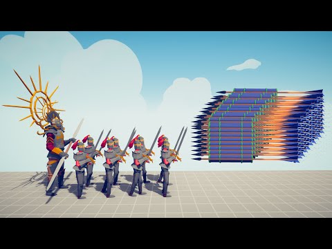 100x MEDIEVAL SOLDIERS + OVERSEER vs EVERY GOD - Totally Accurate Battle Simulator TABS