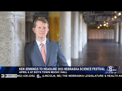 Jeopardy's Ken Jennings announced as headliner at Nebraska Science Festival