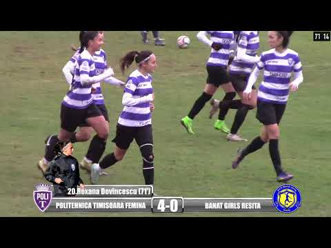 05.12.2021: Politehnica Timișoara Femina - Banat Girls Reșița (rezumat)