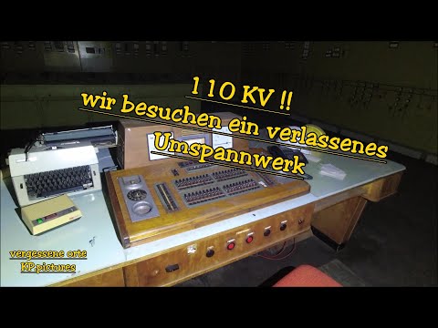 Vorsicht, wir erkunden ein altes verlassenes Kraftwerk.