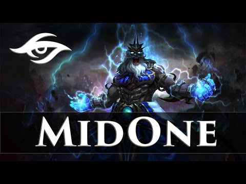 New Team Secret MidOne Zeus gameplay