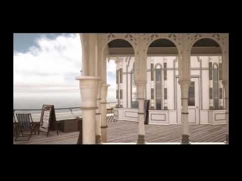 3D animation   Architectural Visualisation of West Pier, Brighton