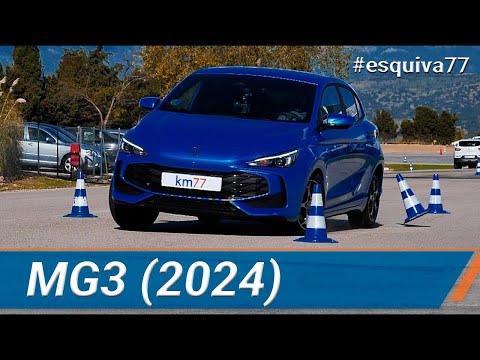 MG3 Hybrid+ 2025 – Maniobra de esquiva (moose test) y eslalon | km77.com