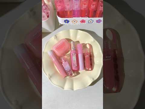 which one is ur favorite? 🫡 #lipgloss #makeup #pink #cute #aesthetic #kbeauty #shorts #liptint