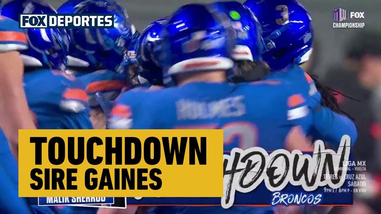 🏈🔥 TOUCHDOWN SIRE GAINES | UNLV Rebels 21–35 Boise State Broncos | College Football 2025