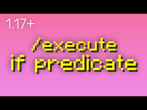 Minecraft /execute if PREDICATE [1.19] Command Tutorial